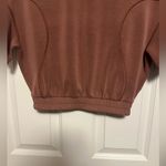 Lululemon  athletica Rust Short Sleeve Crop Top Photo 1