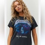 Daydreamer Metallica Ride The Lightening Tour Tee in Vintage Black Photo 1
