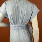 DO+BE  Light Blue and White Striped Top Size Medium. A13 Photo 9