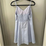 Lulus Lulu’s Dress Blue and White Shoreline Striped Sleeveless Skater Dress Size XL Photo 5