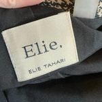 Elie Tahari Elie.  Viscose Brown Black Houndstooth Fitted Blazer size 10 Photo 5
