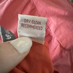 Womens Embroidered Top Blouse Boho Tunic Coral Pink Balloon Sleeve Size L XL Photo 7