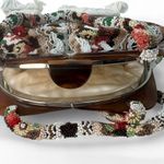 Vintage Antique 1930's Artisan Hand Beaded Top Handle Purse Bag Bakelite Clasp Photo 5