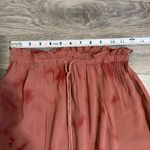 BB Dakota  Tie Dye Pink Boho Flowy High Waist Slit Midi Skirt S Elastic Waist Photo 11