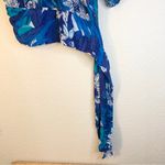 Neiman Marcus Vintage Judith Ann  Beaded and Sequin Silk Tie Waist Blouse Size M Photo 4