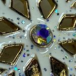 White Glitter Snowflake Winter Wonder Dangle Christmas Holiday Pin Brooch AAI Photo 10