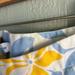 Liz Claiborne  Women’s size 18 Emma Floral Ankle Jeans in Yellow and Cool Blue Photo 6