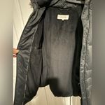 Calvin Klein  Duck Down Parka Sz L Black Puffer jacket Coat Removable Hood Photo 4