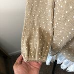 Ryu  Pom Pom Embroidered Lace Trim Sweater Dress Photo 8