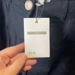 ASOS NWT Women's Black Wide Leg Linen Pants Size 4 Photo 3