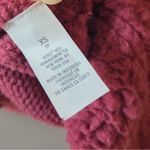 Aerie  Dream Oversized Sherpa Quarter Zip Sweatshirt Womens Size XS Dark Pink Photo 6