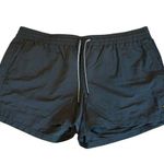 LL Bean Black Active Shorts Swim Shorts Pull On Elastic Waist Womens Size XL Photo 0