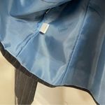 Ann Taylor Grey Pinstripe Women Blazer Jacket 4 Button Down Dark Academia Preppy Photo 5