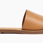 Madewell leather flats in saddle Photo 3