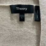 Theory Cream Long cashmere Cardigan Sweater Photo 2
