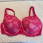 Victoria's Secret Body by Victoria Victoria’s Secret Lined Demi Bra Size 36 DD Pink Underwire Lace Photo 4