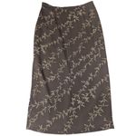 Josephine Chaus Y2K Vintage Petite Brown Midi Skirt Size 12P Photo 2