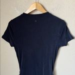 Lululemon charcoal black drapey ruched side wrap dress Photo 5