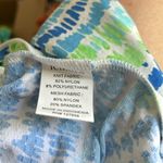 Icikuls Blue/Whit/Green Print Golf/Tennis Long Sleeved Polo sz XS Blue Photo 6