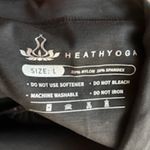 NWT Health Yoga Black Stretchable Yoga Tank Shorts With Pockets Body Suit L Size L Photo 3