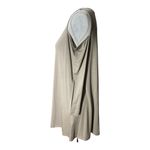 cupio Tunic Cold Shoulder Jersey Knit Tan Sweatshirt Slouchy Swing M Photo 4
