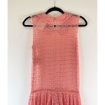 Free People NEW Womens Dress Pink Mia Mini Floral Lace Drop Waist Fit Flare XS Photo 8