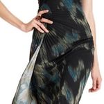 Halston Heritage H  printed Pleated Faux Wrap Dress Photo 1