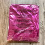 Lulus Off to the Ball Magenta Satin Long Sleeve Maxi Dress Size S NWT Photo 3