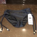 Catalina  black bikini bottoms‎ with side drawstring Photo 1