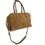 Banana Republic  Tan Suede Large Duffle Bag Photo 5