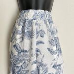 Tribal sz L blue white floral hippie high waisted wide leg pants NWT‎ Photo 6