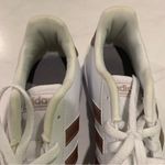 Adidas  Grand Court Rose Gold and White Tennis Shoes Sneakers Photo 3