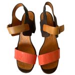 Chie Mihara Women's Color Block Heels Size 40 Brown Photo 1