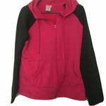 Danskin Now Women's Plus Zip Up Hoodie Sweatshirt Jacket Pink & Black Size XXL Photo 0