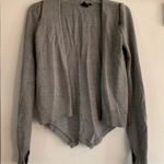 Material Girl Gray zipper detail cardigan Photo 7