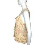 Hippie Rose  Juniors’ Womens Floral Print Yellow Tank Top Medium Photo 3