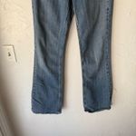 Vigoss  USA Y2k Jeans 7/8 Bootcut Flare Blue Denim Embroidered Low Rise Pants Photo 4