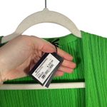 Maje  Maestro Ribbed Ruffled Knit Cardigan Sweater Green NEW Womens 1 US Small Photo 4