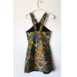 ZARA Trafaluc Aztec Modern Halter Fitted Mini Dress Small NWOT Photo 3