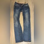 Rock Revival  semak straight leg Women's Blue Jeans denim Photo 3