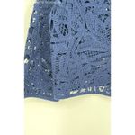 Coldwater Creek Coldwater Creek Midnight Blue Women's Cotton Blend Cardigan Laced Shrug Size PM Photo 2