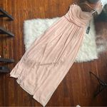 Lulus Lulu’s Moonlight Serenade Strapless Formal Dress NWT Blush Pink Size Large Photo 0