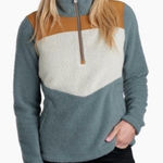 Kuhl 4434 Womens Large Prism Deep Pile Fleece Sherpa Colorblock Hiking Jacket Photo 0