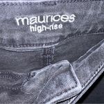 Maurice's Maurice’s Women’s Plus Size Black High Rise Distressed Skinny Jeans Size‎ 20W Photo 4