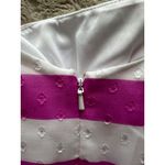 Lilly Pulitzer Pink & White Striped Sleeveless Dress With Bow Detail Adjustable Photo 14