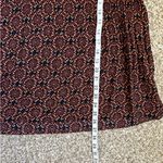 Jones New York 🦋  Red Orange Flowy Blouse Long Sleeve Medium Photo 4