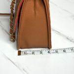 ALFA BAGS Classic Quilted Tan Shoulder Crossbody Red Lined Purse Chain Strap NEW Photo 8