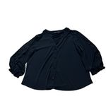 Adrienne Vittadini  women’s black casual‎ top size xl Photo 1