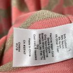 Talbots  Metallic Striped Button Front Cardigan Sweater Top Plus Size 2X Pink Photo 5