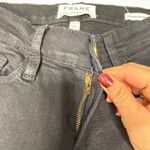 frame denim Frame Le Skinny De Jeanne Crop Black Jean Released Hem Frayed Jeans 25 Photo 7